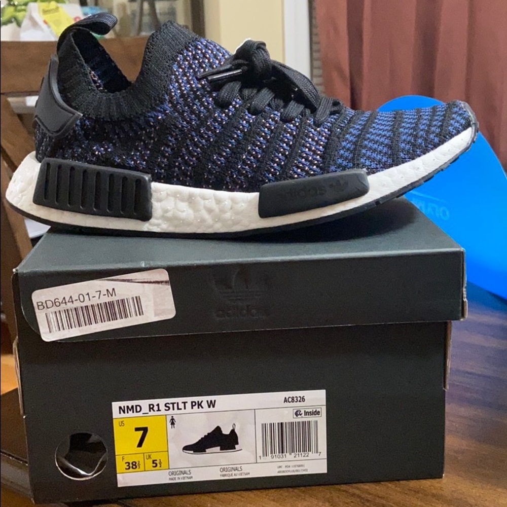 Adidas Women’s NMD R1 STLT Primeknit Shoes - Picture 2 of 2